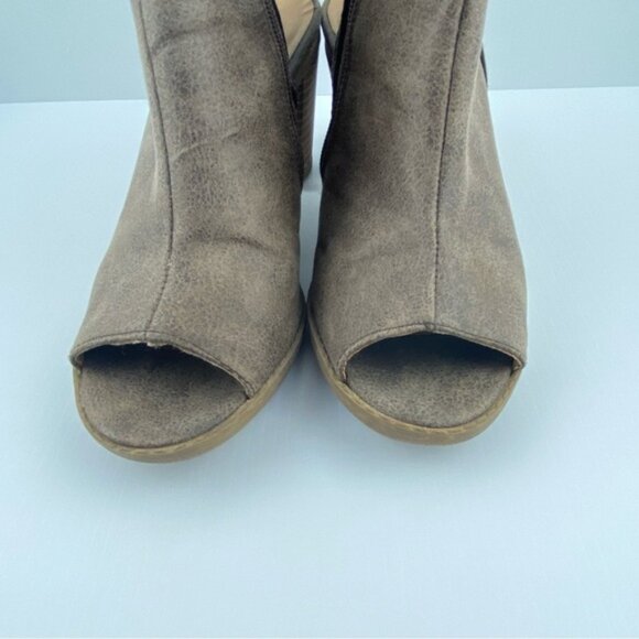 Maurices Block Heeled Shoes Glenda Sz 8.5M Zipper Side - Picture 6 of 12